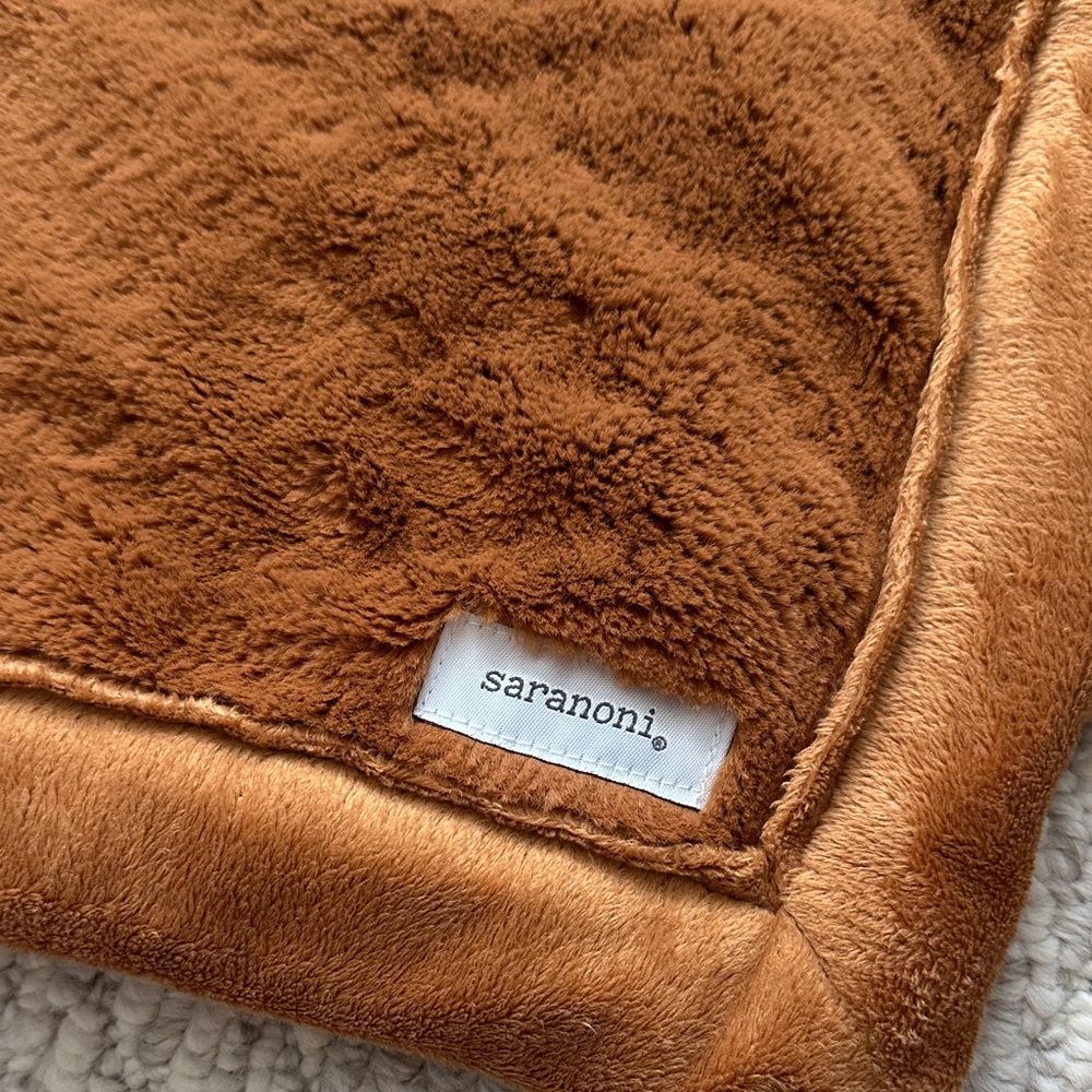 Baby Luxury Security Blanket - Brown